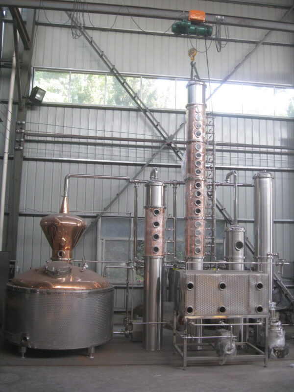 2,500L Copper Still/Column Still/Distillery